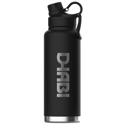 Dhabi Stainless Steel Bottle – 40oz (Black)