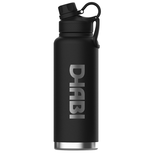 Dhabi Stainless Steel Bottle – 40oz (Black)