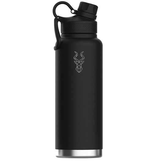 Dhabi Stainless Steel Bottle – 40oz (Black)